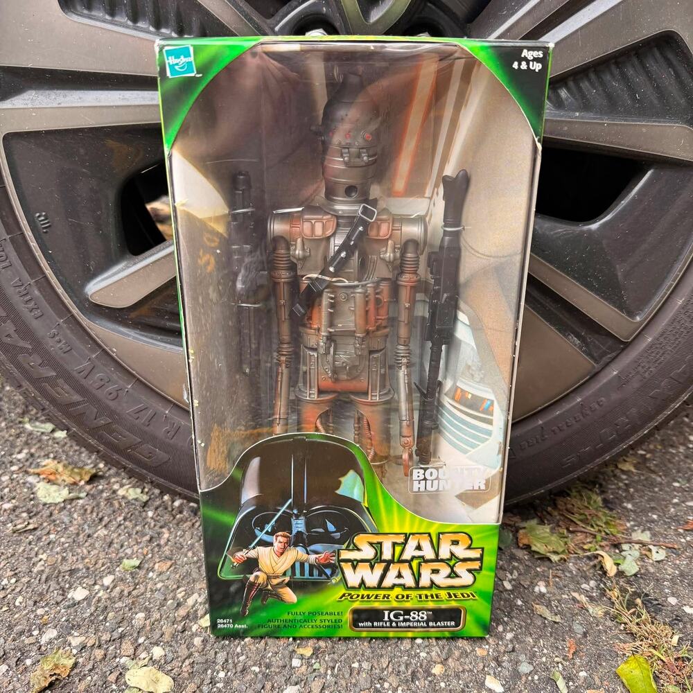 Star Wars Power of the Jedi IG-88 Bounty Hunter 12" Action Figure 2000 Hasbro